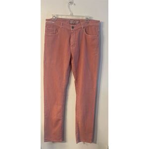 Teleria‎ Zed Men's Pink Straight Jeans Size 34x33 5-Pocket Design NWT